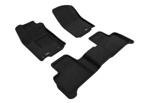 Mercedes-Benz GLE-Class Floor Mat Set - Front and Rear - 3D MAXpider - Elegant Series - Black - `16-`19 Mercedes-Benz GLE-Class Floor Mat Set - Front and Rear - 3D MAXpider - Elegant Series - Black - `16-`19